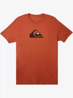 Mens Quiksilver Tees | Comp Logo T-Shirt