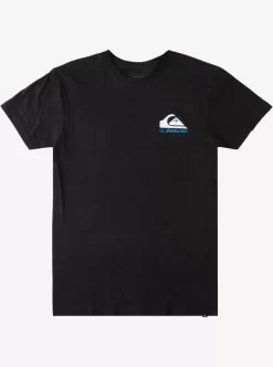 Mens Quiksilver Tees | Comp Logo T-Shirt