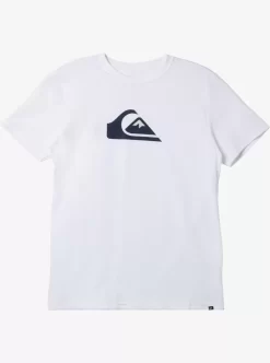 Mens Quiksilver Tees | Comp Logo T-Shirt