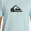 Mens Quiksilver Tees | Comp Logo T-Shirt