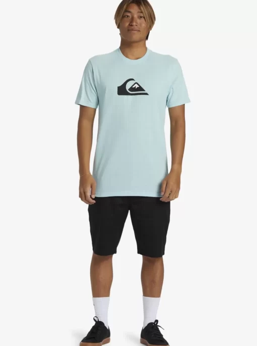 Mens Quiksilver Tees | Comp Logo T-Shirt