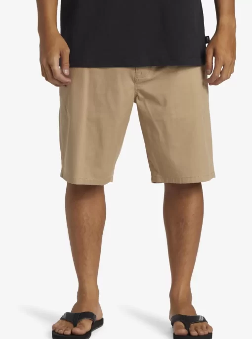 Mens Quiksilver Shorts & Amphibians | Crest Chino Chino 21" Shorts