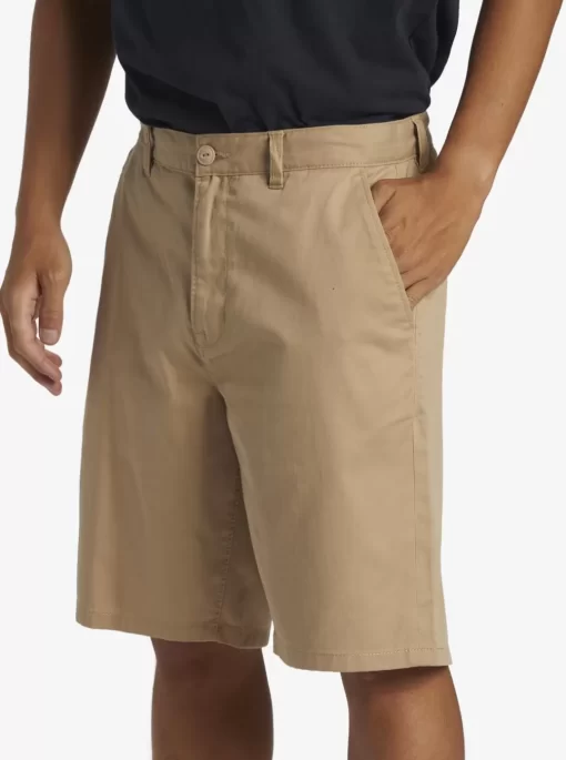 Mens Quiksilver Shorts & Amphibians | Crest Chino Chino 21" Shorts