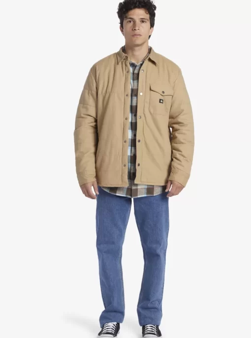 Mens Quiksilver Jackets | Downrail Upd Canvas Jacket