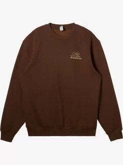 Mens Quiksilver Sweatshirts & Hoodies | E Peace Out Crew Neck Sweatshirt