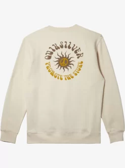 Mens Quiksilver Sweatshirts & Hoodies | E Peace Out Crew Neck Sweatshirt