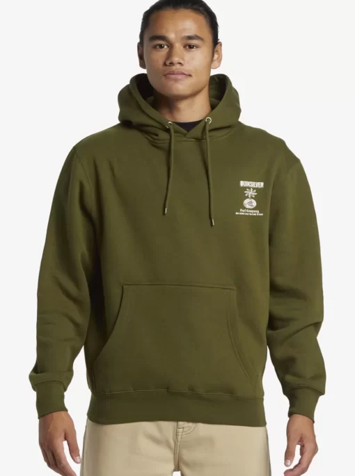 Mens Quiksilver Sweatshirts & Hoodies | E Rockin Hoodie Pullover Sweatshirt