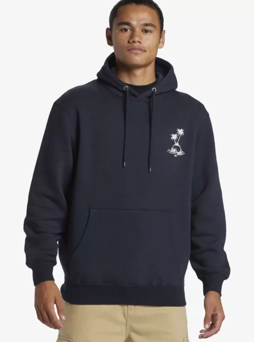 Mens Quiksilver Sweatshirts & Hoodies | E Rockin Hoodie Pullover Sweatshirt