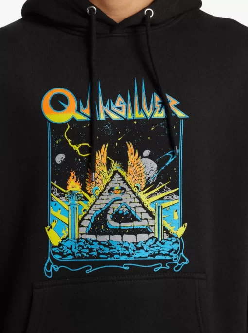 Mens Quiksilver Sweatshirts & Hoodies | E Rockin Hoodie Pullover Sweatshirt