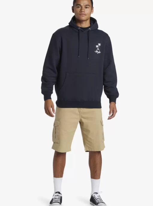 Mens Quiksilver Sweatshirts & Hoodies | E Rockin Hoodie Pullover Sweatshirt