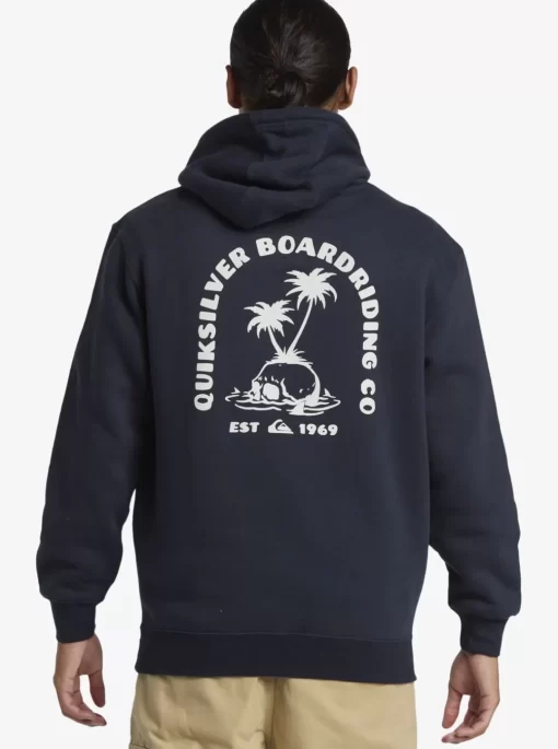 Mens Quiksilver Sweatshirts & Hoodies | E Rockin Hoodie Pullover Sweatshirt