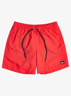 Mens Quiksilver Elastic Waist | Everyday 17" Volleys For Young Men