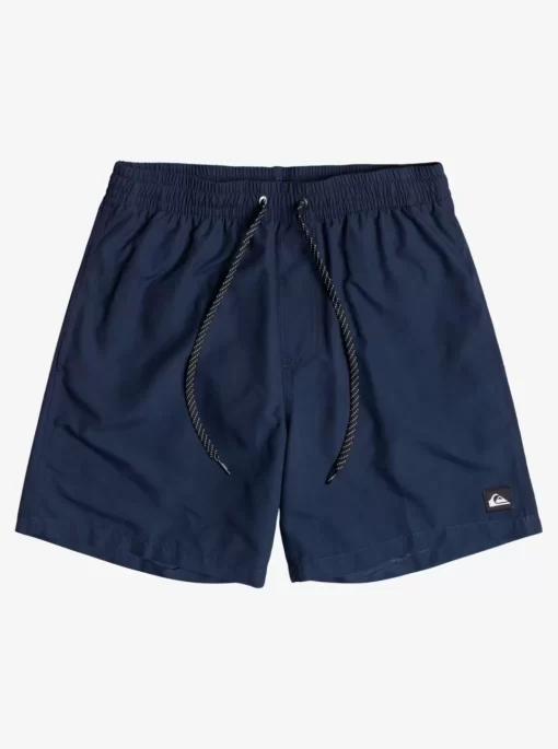 Mens Quiksilver Elastic Waist | Everyday 17" Volleys For Young Men