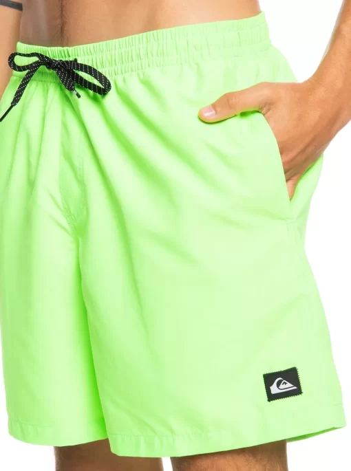 Mens Quiksilver Elastic Waist | Everyday 17" Volleys For Young Men