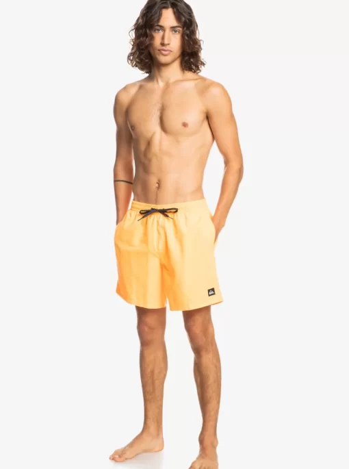 Mens Quiksilver Elastic Waist | Everyday 17" Volleys For Young Men