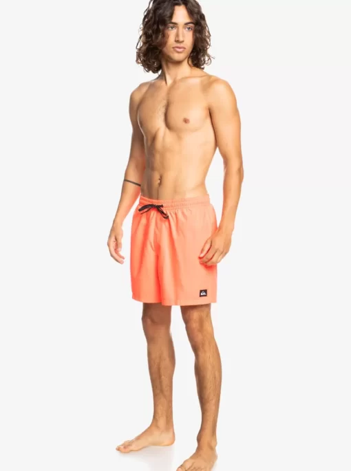 Mens Quiksilver Elastic Waist | Everyday 17" Volleys For Young Men