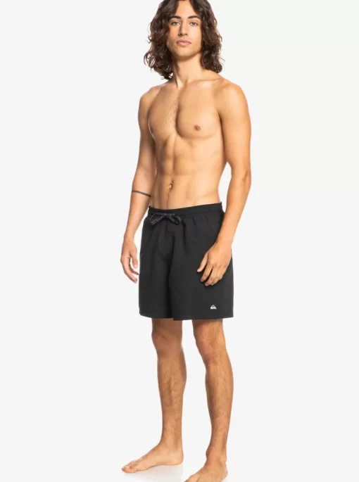 Mens Quiksilver Elastic Waist | Everyday 17" Volleys For Young Men