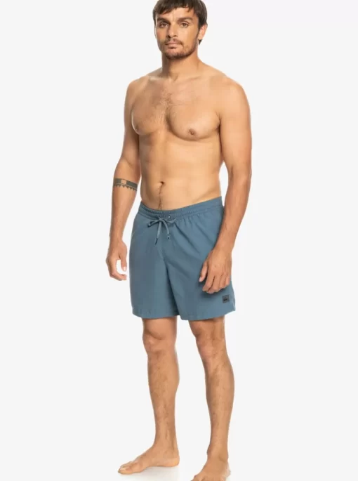 Mens Quiksilver Elastic Waist | Everyday 17" Volleys For Young Men