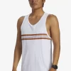 Mens Quiksilver Tees | Everyday Stripe Tank Top