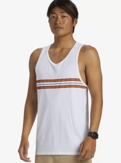 Mens Quiksilver Tees | Everyday Stripe Tank Top