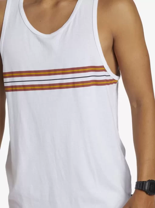 Mens Quiksilver Tees | Everyday Stripe Tank Top