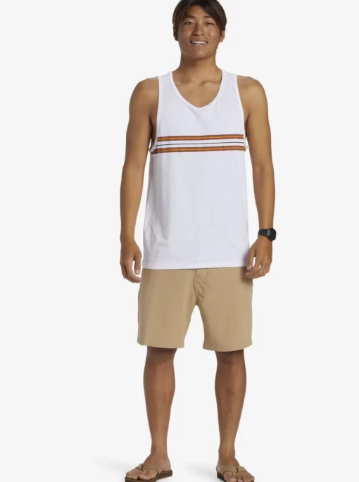 Mens Quiksilver Tees | Everyday Stripe Tank Top