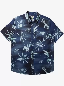 Mens Quiksilver Shirts & Polos | Fade Out Short Sleeve Shirt