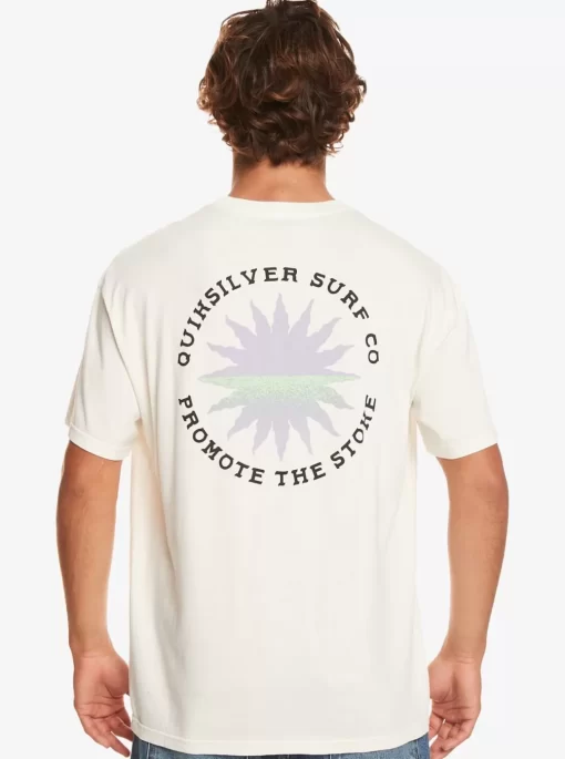 Mens Quiksilver Tees | Fading Sun T-Shirt