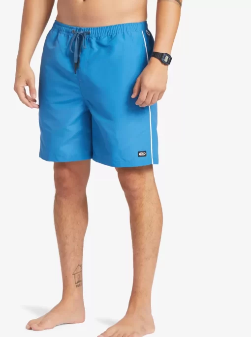 Mens Quiksilver Elastic Waist | Flight Volley 18" Elastic Waist Shorts