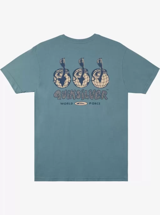 Mens Quiksilver Tees | Global Force Mtz T-Shirt