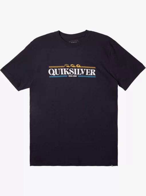 Mens Quiksilver Tees | Gradient Lines T-Shirt