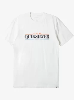 Mens Quiksilver Tees | Gradient Lines T-Shirt