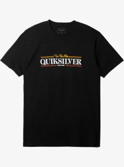 Mens Quiksilver Tees | Gradient Lines T-Shirt