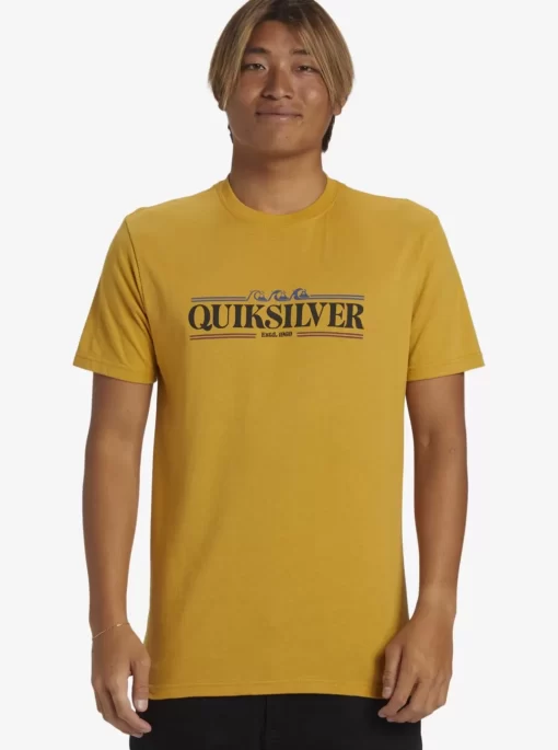 Mens Quiksilver Tees | Gradient Lines T-Shirt