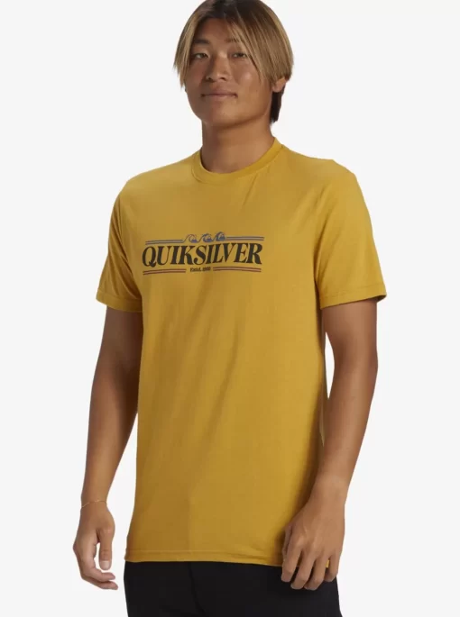 Mens Quiksilver Tees | Gradient Lines T-Shirt