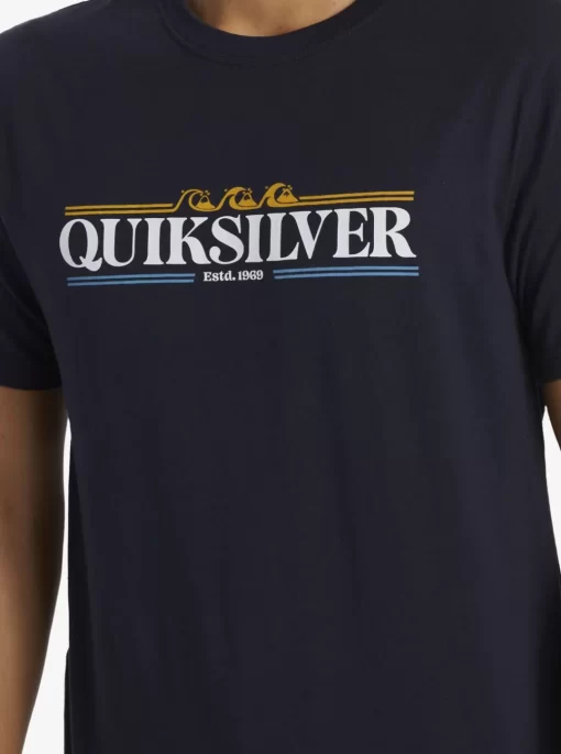 Mens Quiksilver Tees | Gradient Lines T-Shirt