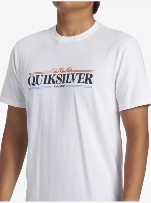 Mens Quiksilver Tees | Gradient Lines T-Shirt