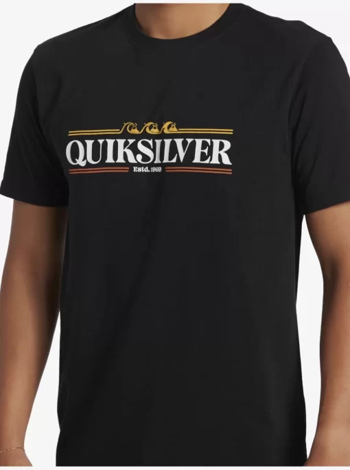 Mens Quiksilver Tees | Gradient Lines T-Shirt