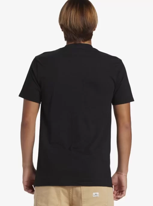 Mens Quiksilver Tees | Gradient Lines T-Shirt