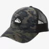 Mens Quiksilver Hats | Hawaii Islands Camo Trucker Hat