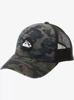 Mens Quiksilver Hats | Hawaii Islands Camo Trucker Hat