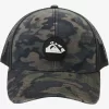 Mens Quiksilver Hats | Hawaii Islands Camo Trucker Hat