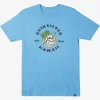 Mens Quiksilver Tees | Hawaii Palm And Skull T-Shirt