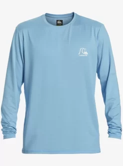 Mens Quiksilver Rashguards | Heritage Heather Long Sleeve Upf 50 Surf Tee