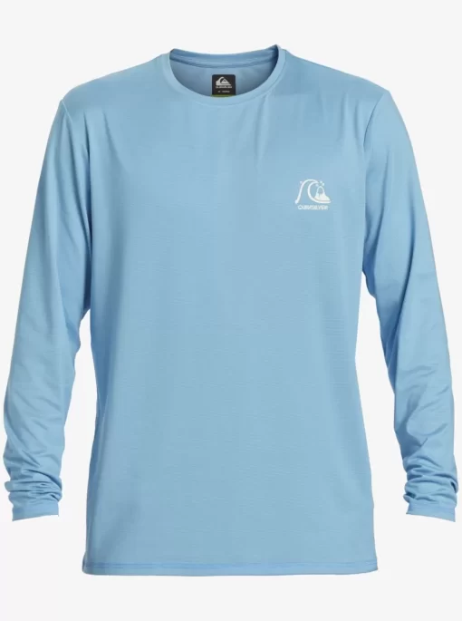 Mens Quiksilver Rashguards | Heritage Heather Long Sleeve Upf 50 Surf Tee
