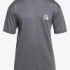 Mens Quiksilver Rashguards | Heritage Heather Short Sleeve Upf 50 Surf T-Shirt