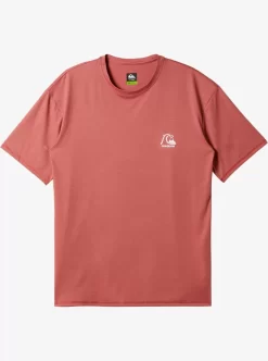 Mens Quiksilver Rashguards | Heritage Heather Short Sleeve Upf 50 Surf T-Shirt