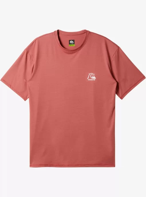 Mens Quiksilver Rashguards | Heritage Heather Short Sleeve Upf 50 Surf T-Shirt