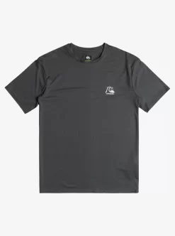 Mens Quiksilver Rashguards | Heritage Heather Short Sleeve Upf 50 Surf T-Shirt