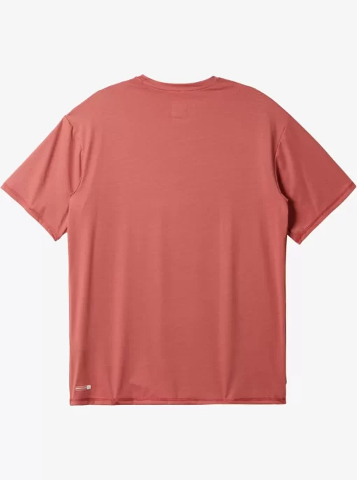 Mens Quiksilver Rashguards | Heritage Heather Short Sleeve Upf 50 Surf T-Shirt